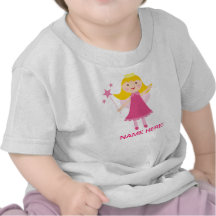 Personalized Pink Fairy Princess T-Shirt