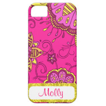Personalized Pink Lemonade Floral