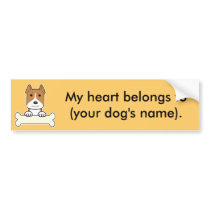 Personalized Pitbull Bumper Sticker