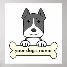 Personalized Pitbull Print