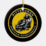 Personalized Pittsburgh Armchair QB Ornament