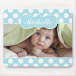 Personalized Polka Dot Mousepad