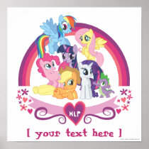 Personalized Ponies Poster