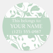 Personalized Property/This Belongs To: Stickers