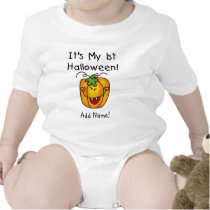 Personalized Pumpkin 1st Halloween Creeper