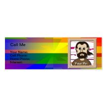 Personalized Rainbow Business Card