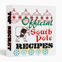 Personalized Recipe Binder Christmas