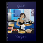 personalized recipe notebook notebooks