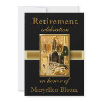 Personalized Retirement Party Invitation