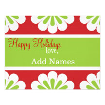 Personalized Retro Holiday Card Announcement