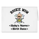 Personalized Rookie Mom Cards