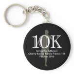 Personalized Runner 10k Cross-Country Keepsake keychains