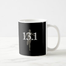 Personalized Runner 13.1 Half Marathon Keepsake Coffee Mugs