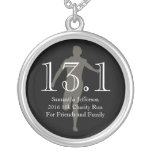 Personalized Runner 13.1 Half Marathon Keepsake necklaces