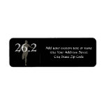 Personalized Runner Marathon Keepsake 26.2 labels