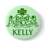 Personalized Saint Patrick's Day Irish Button