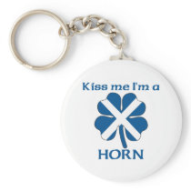 Personalized Scottish Kiss Me I'm Horn keychains