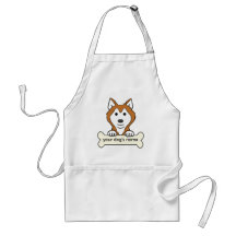 Personalized Siberian Husky Apron