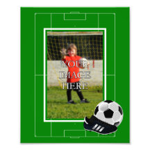 Personalized Soccer/Football Print Photo Art