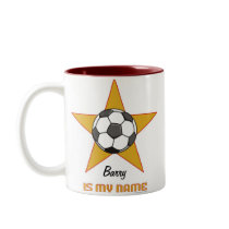 Personalized Soccer Star Mug