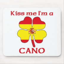 Personalized Spanish Kiss Me I'm Cano Mouse Pad