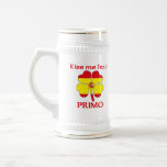 Personalized Spanish Kiss Me I'm Primo mugs