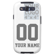 Personalized Sport Team Jersey Samsung Galaxy S ca Galaxy S3 Cases
