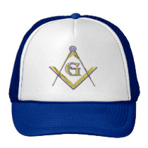 PERSONALIZED SQUARE AND COMPASSES MASONIC hats