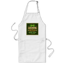 Personalized St. Patrick's Day Irish Pub Apron