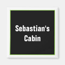 Personalized Stateroom Door Marker Fridge Magnet
