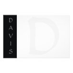 Personalized Stationery or Invitation