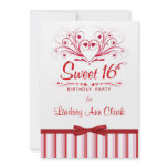 Personalized Sweet 16 Birthday Party Invitations