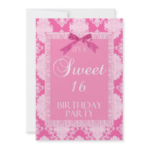 Personalized Sweet 16 Party Invitation