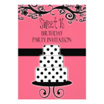 Personalized Sweet 16 Party Invitation