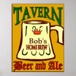 Personalized Tavern Sign posters