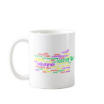 Personalized Teacher Word Cloud Mug - 2 Sided