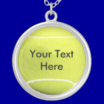 Personalized Tennis Pendant & Chain necklaces
