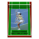 Personalized Tennis Player Photo Border Template photography
