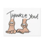 Personalized Thank You Gift Postcard