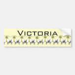 Personalized The LORD is my shepherd Psalm 23 Bumper Stickers