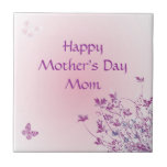 Personalized Tile - Lavender Floral