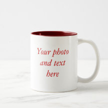 Personalized two tone mug