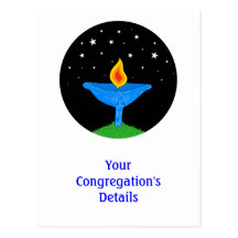 Personalized UU Chalice Postcards