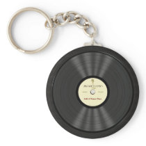 Personalized Vintage Microphone Vinyl Record