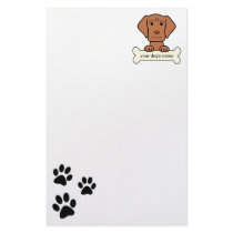 Personalized Vizsla Personalized Stationery