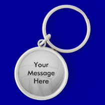 Personalized Volleyball Keychain keychains