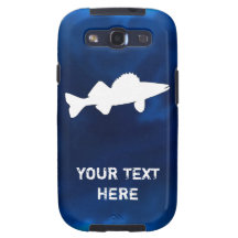 Personalized Walleye Fishing Galaxy SIII Cases