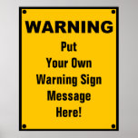 Personalized Warning Sign