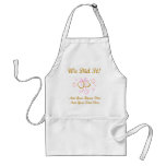 Personalized We Did It Newlywed Apron