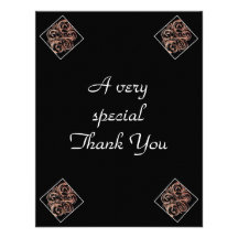 Personalized Wedding Thank You cards 2 sided Custom Invitation